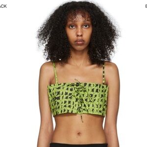 HELENAMANZANO
Green Isleta Camisole